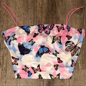 🦋💖Y2K butterfly croptop💖🦋